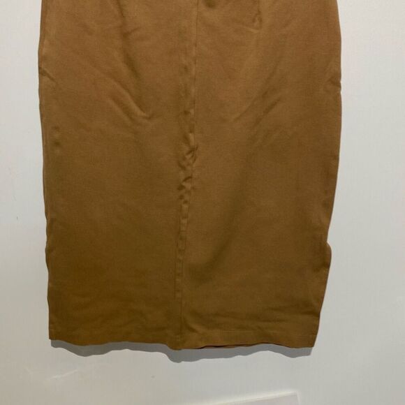 Nine West Women's Side Slit Stretch Pull On High Waisted Pencil Skirt Size Small - Picture 2 of 8